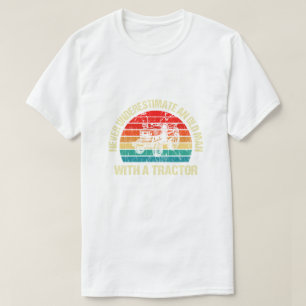 Cooler Traktor für Opa Traktorfahrer Landwirtschaf T-Shirt