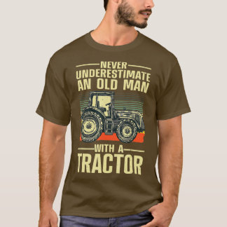 Cooler Traktor für Vater Großvater Bauer T-Shirt