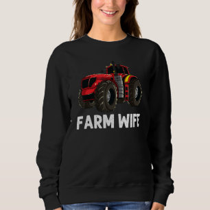 Cooler Traktor für weibliche Tänzerin Sweatshirt