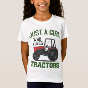 Cooler Traktor Lover Nur ein Mädchen, das Traktore T-Shirt