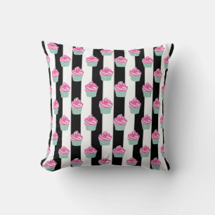 Cooler Trendy Bleck and Wide, Cup Cakes Kissen