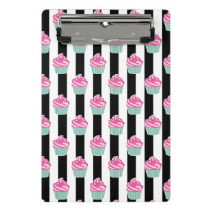 Cooler Trendy Bleck and Wide, Cup Cakes Mini Klemmbrett