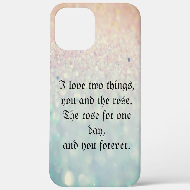Cooler Trendy Glitzer Case-Mate iPhone Hülle (Rückseite)