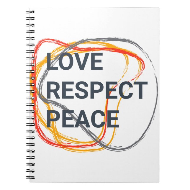 Cooler, trendy, städtischer grafischer Entwurf Notizblock (Vorderseite)