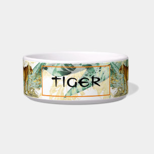 Cooler Tropischer Safari Wilder Kat Tiger Napf