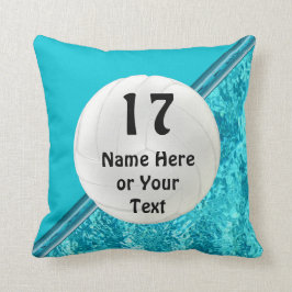 Cooler Türkis-personalisierte Volleyball-Kissen Kissen