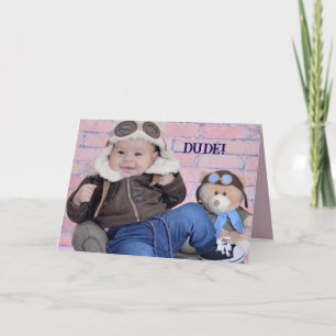 COOLER TYP BIRTHDAY CARD DANKESKARTE