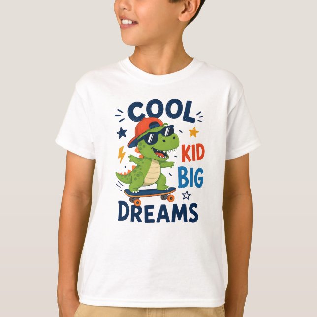 COOLER TYP, GROßE TRÄUME T-Shirt (Vorderseite)