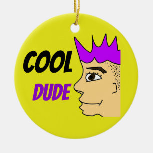 Cooler Typ Keramik Ornament