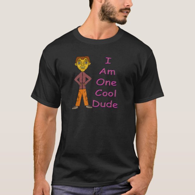 Cooler Typ T-Shirt (Vorderseite)