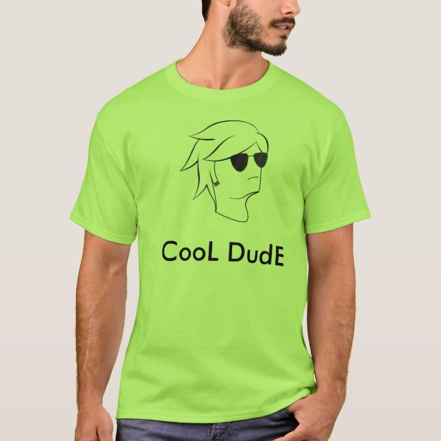 Cooler Typ T_shirt T-Shirt (Vorderseite)