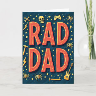 Cooler Typ von Papa Vatertagskarte Karte