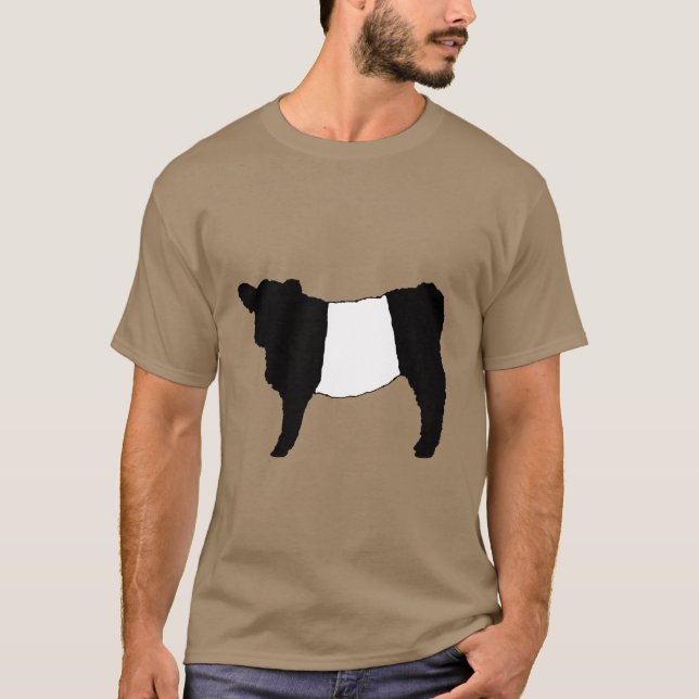 Cooler umgeschnallter Galloway-Vieh-seltener Kuh T-Shirt (Vorderseite)