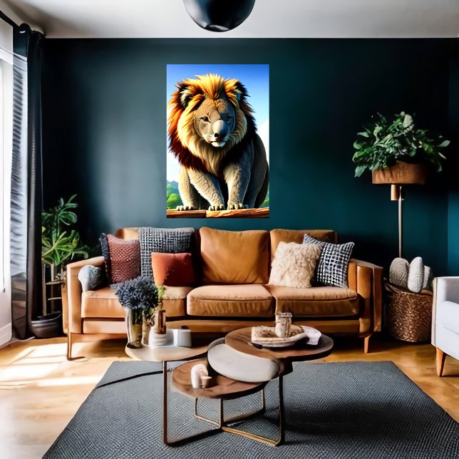 Cooler und bezaubernder Hybrid Lion Koala | Art de Poster (Von Creator hochgeladen)