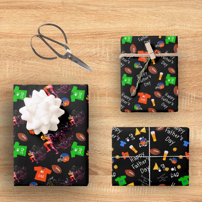Cooler und einzigartiger Fußballtag Geschenkpapier Set (Von Creator hochgeladen)