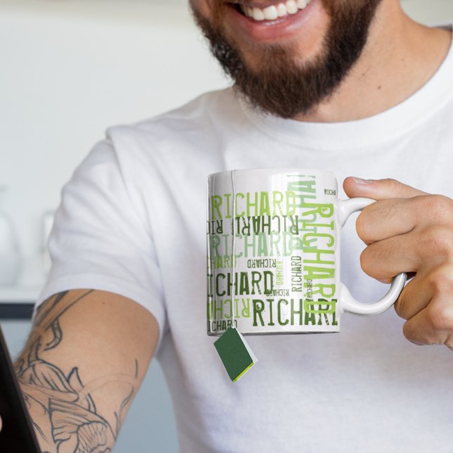 cooler und moderner Limoner Name, typografische Ta Tasse (Von Creator hochgeladen)