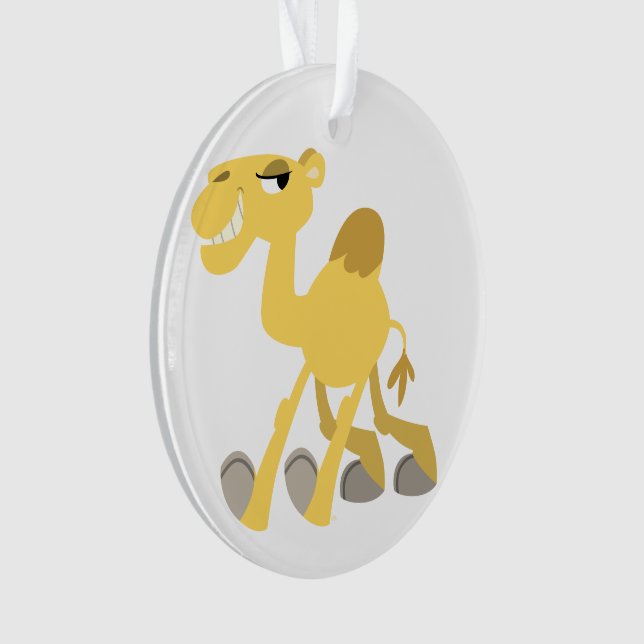 Cooler und Niedlicher Cartoon Camel Acrylic Orname Ornament (Vorderseite)