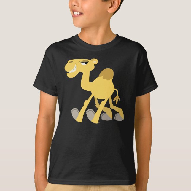 Cooler und Niedlicher Cartoon Camel Children T - S T-Shirt (Vorderseite)