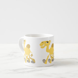 Cooler und Niedlicher Cartoon Camel Espresso Tasse