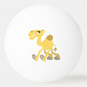 Cooler und Niedlicher Cartoon Camel Ping Pong Ball Tischtennisball