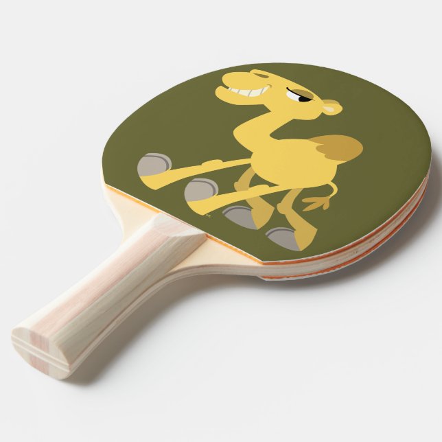 Cooler und Niedlicher Cartoon Camel Ping Pong Padd Tischtennis Schläger (Vorderseite)