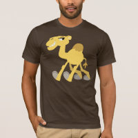 Cooler und niedlicher Cartoon-Kamel-T - Shirt
