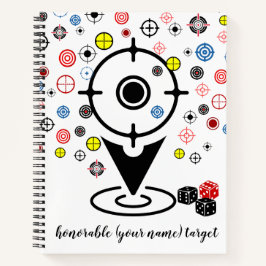 Cooler Uni für benutzerdefinierte Zielnotiz Notizbuch