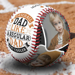 Cooler Vater 4 Foto Collage Vater Geschenk Baseball