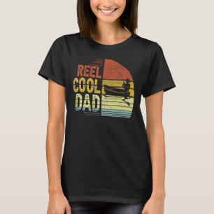 Cooler Vater Angeln Vintag Retro Vatertag T-Shirt