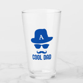 Cooler Vater Bester VATER je cooler Papa mit Monog Glas