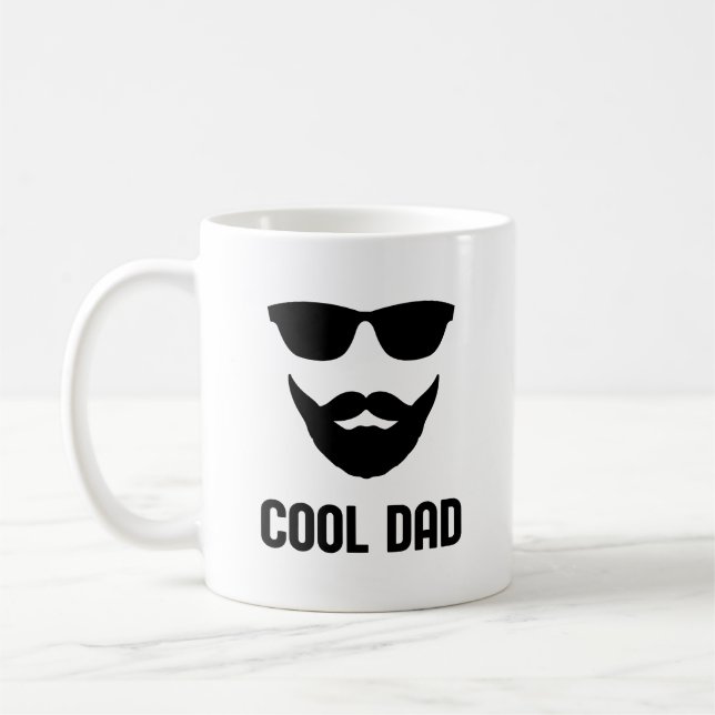 Cooler Vater Bester VATER Stilvolles Geschenk für  Kaffeetasse (Links)