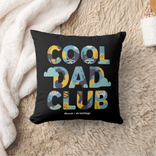 Cooler Vater Club Funny Vatertag Geburtstagsgesche Kissen