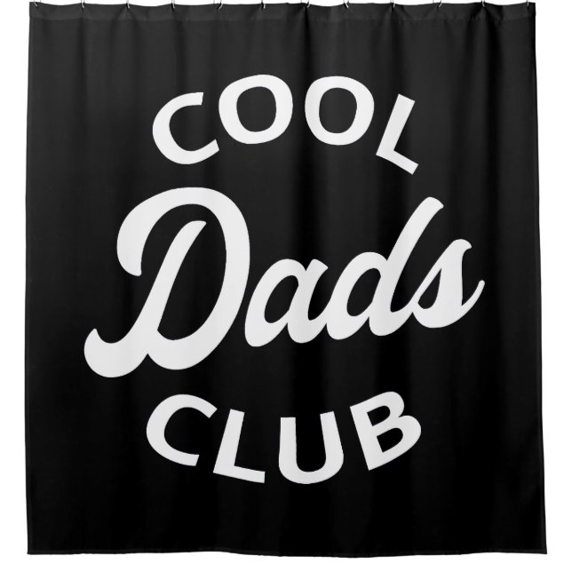 Cooler Vater Club I Duschvorhang (Vorderseite)