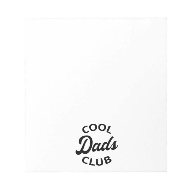 Cooler Vater Club I Notizblock (Vorderseite)