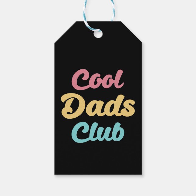 Cooler Vater Club II Geschenkanhänger (Vorderseite)
