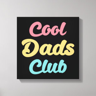 Cooler Vater Club II Leinwanddruck