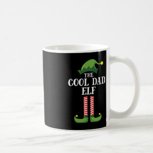 Cooler Vater Elf Matching Familiengruppe Weihnacht Kaffeetasse