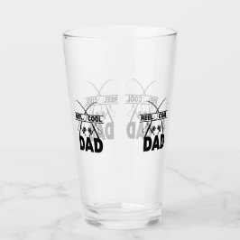 Cooler Vater Fischerei T-Shirt Glas