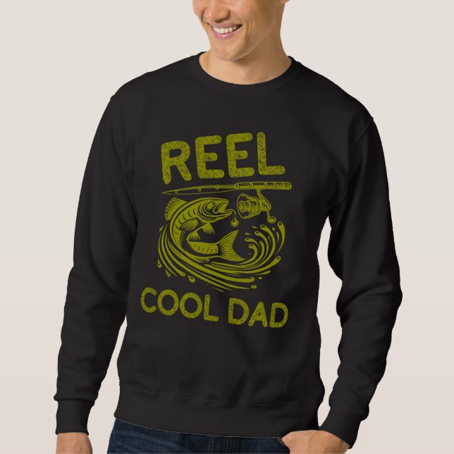 Cooler Vater, Fischleben Sweatshirt (Vorderseite)