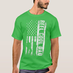 Cooler VATER Fish American Flag Fisherman VATER Fl T-Shirt
