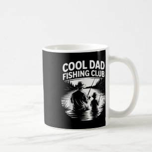 Cooler Vater Fishing Club T-Shirt zum Vater am See Kaffeetasse
