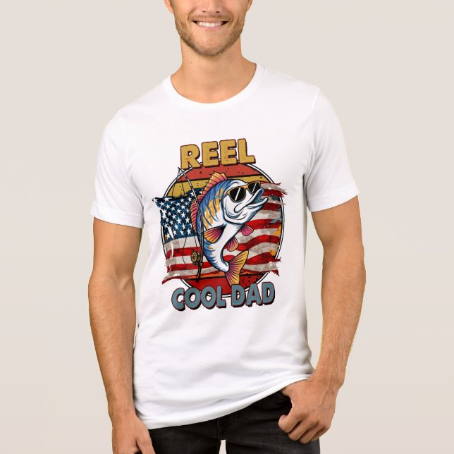 Cooler Vater für Rollen - T - Shirt der American F (Vorderseite)