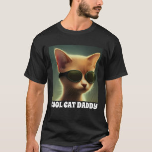 COOLER VATER GINGER CAT W/ SUNGLASSEN T - SHIRT T 