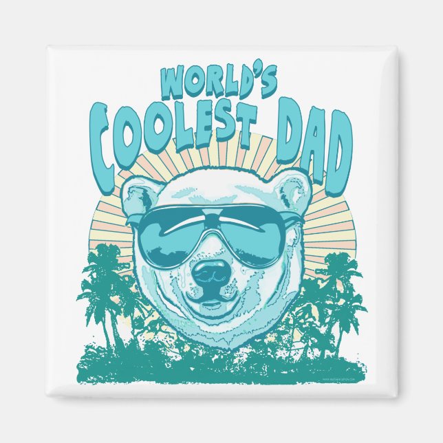 Cooler Vater je Gear von Mudge Magnet (Vorne)