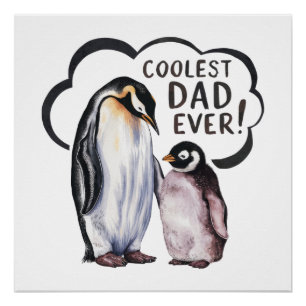 Cooler Vater je Poster