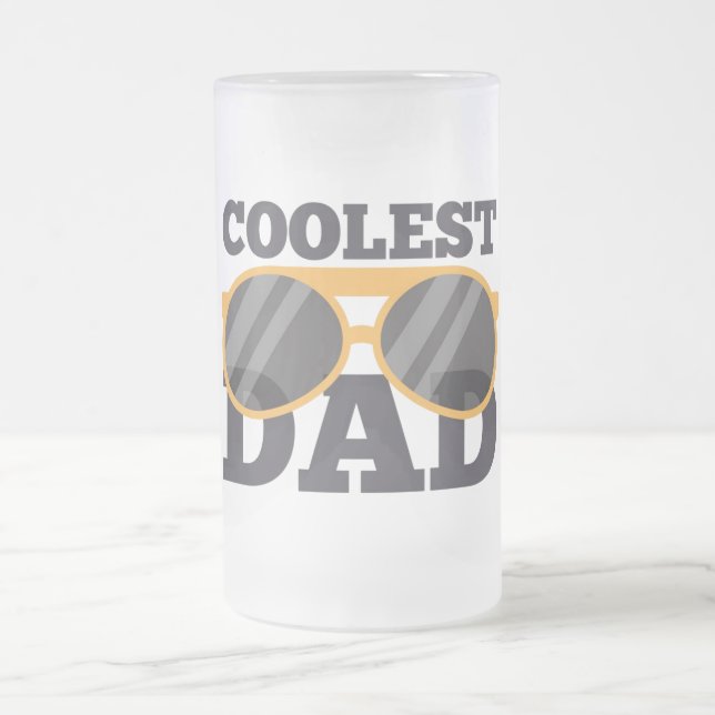 Cooler Vater Mattglas Bierglas (Mittel)
