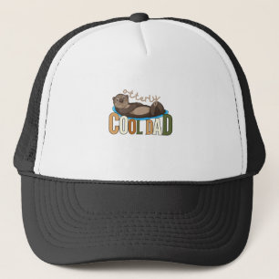 Cooler Vater Otter Pun Jokes Vatertag Truckerkappe