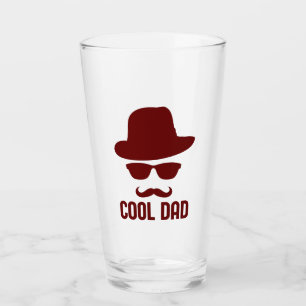Cooler Vater Sie können die Grafikfarbe ändern Glas