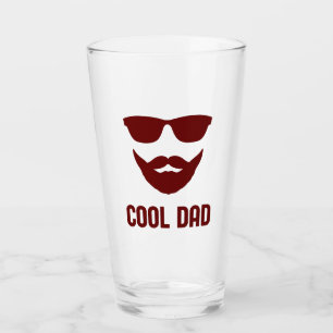 Cooler Vater Sie können die Grafikfarbe ändern Glas