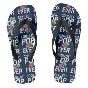 Cooler Vater Sommerferien Übereinstimmung Flip Flops